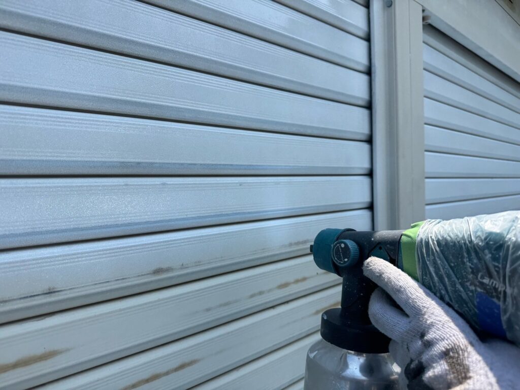 シャッター下塗り（サビ止め）